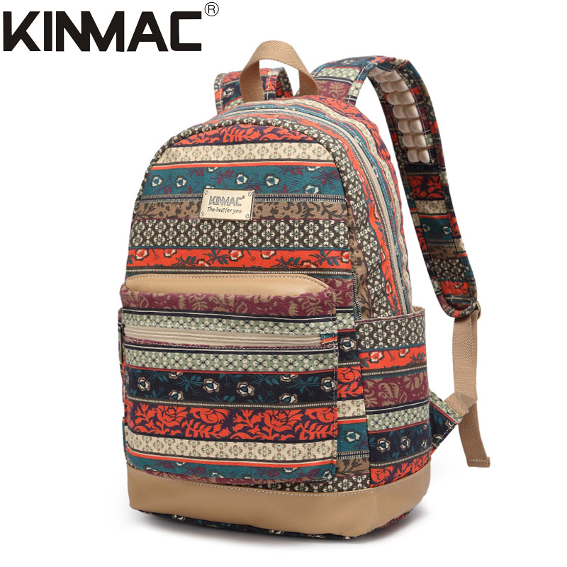 Rucsac laptop kinmac red bohemia, 15.6